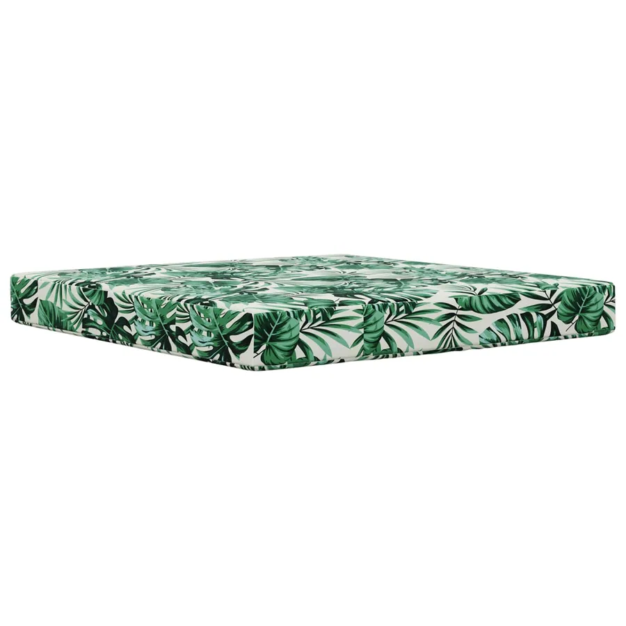 Coussin de canapé d'extérieur 2 pcs Motif feuille Polyester - 4
