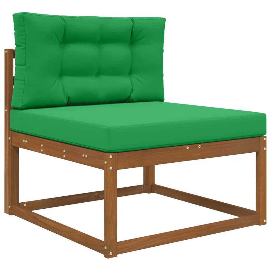 Coussin de canapé d'extérieur 2 pcs Vert Polyester - 3