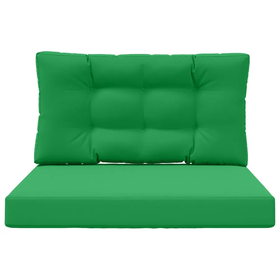 Coussin de canapé d'extérieur 2 pcs Vert Polyester - 6