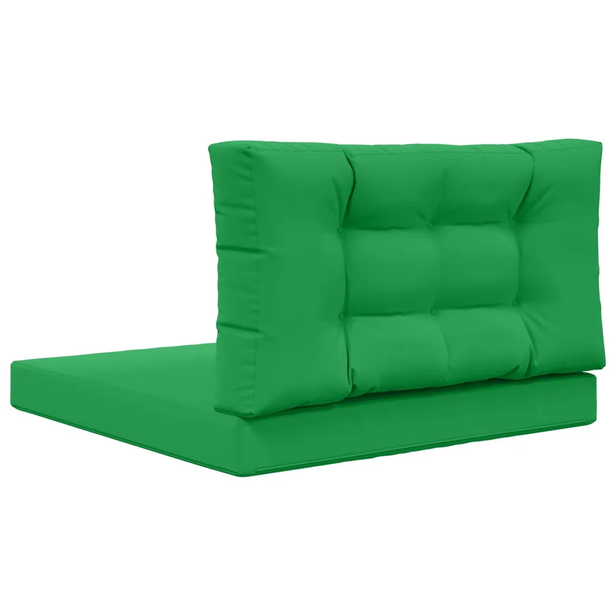 Coussin de canapé d'extérieur 2 pcs Vert Polyester - 7