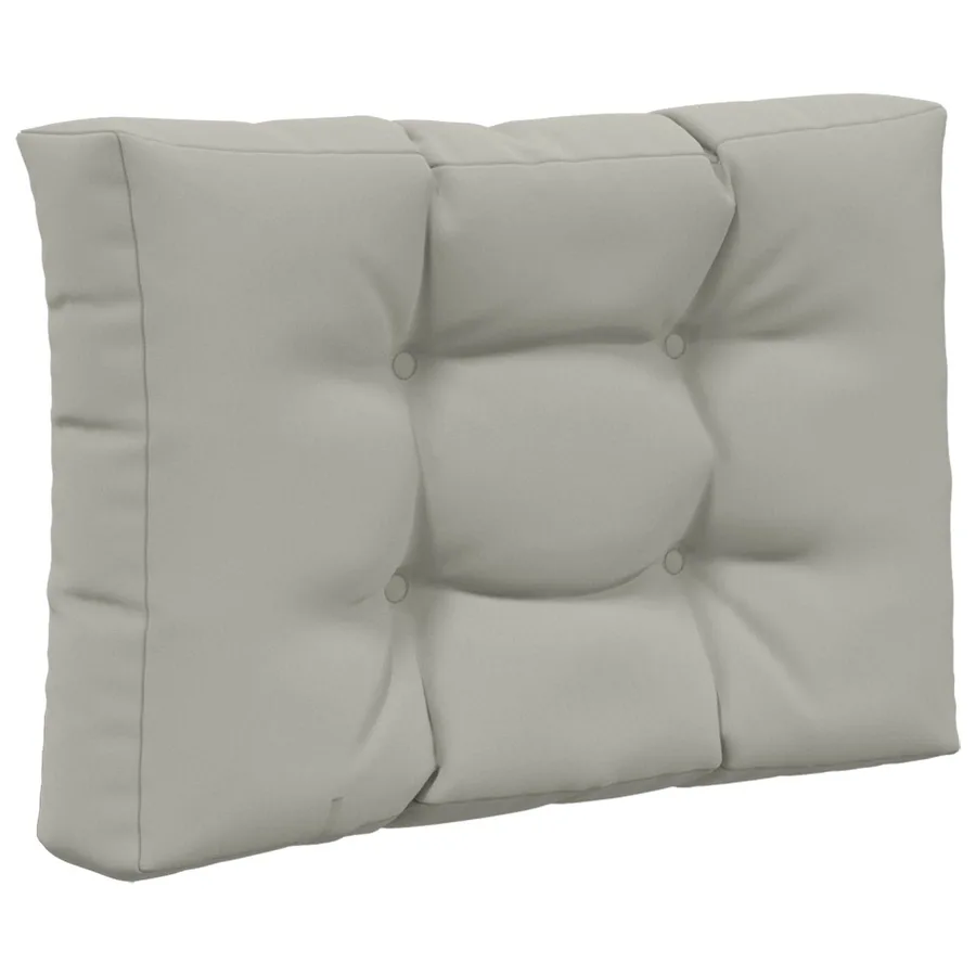 Coussin de canapé d'extérieur 3 pcs Gris Polyester - 5