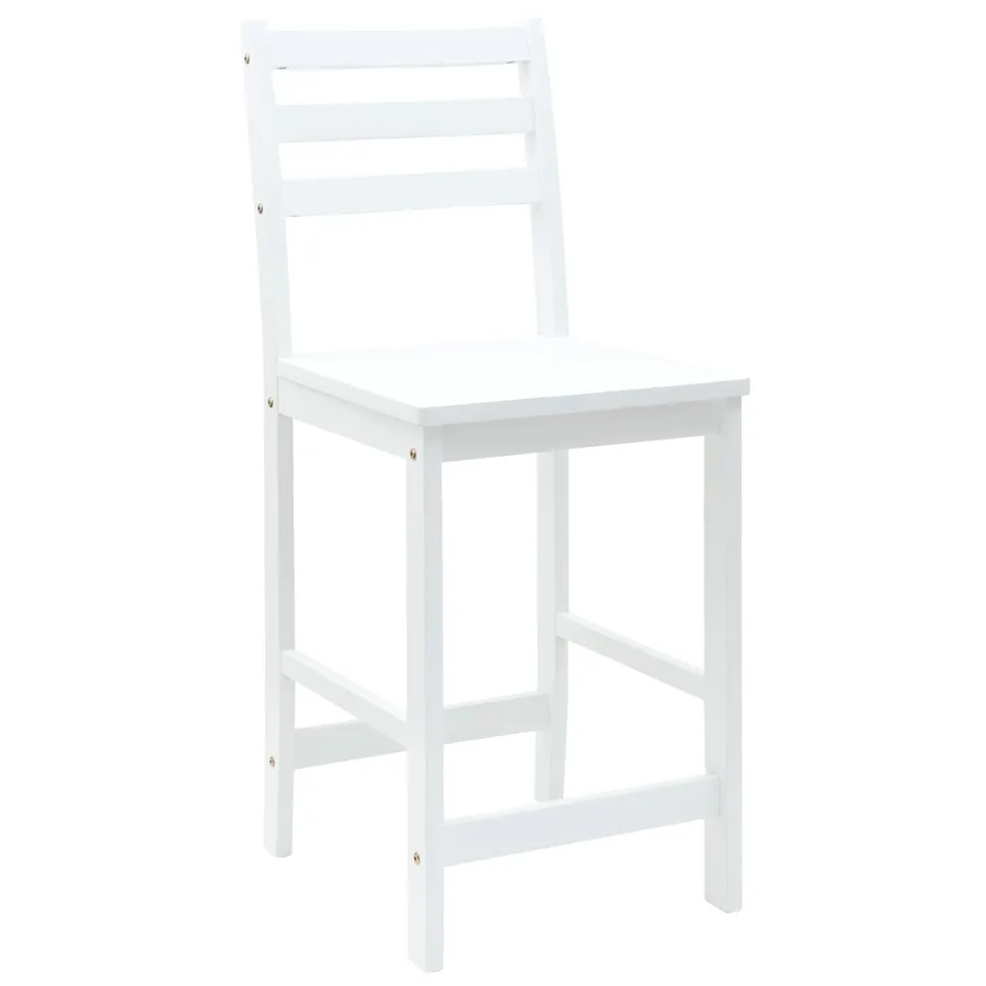 Chaises de salle à manger 2 pcs Blanc 40 x 47,5 x 99,5 cm - 4
