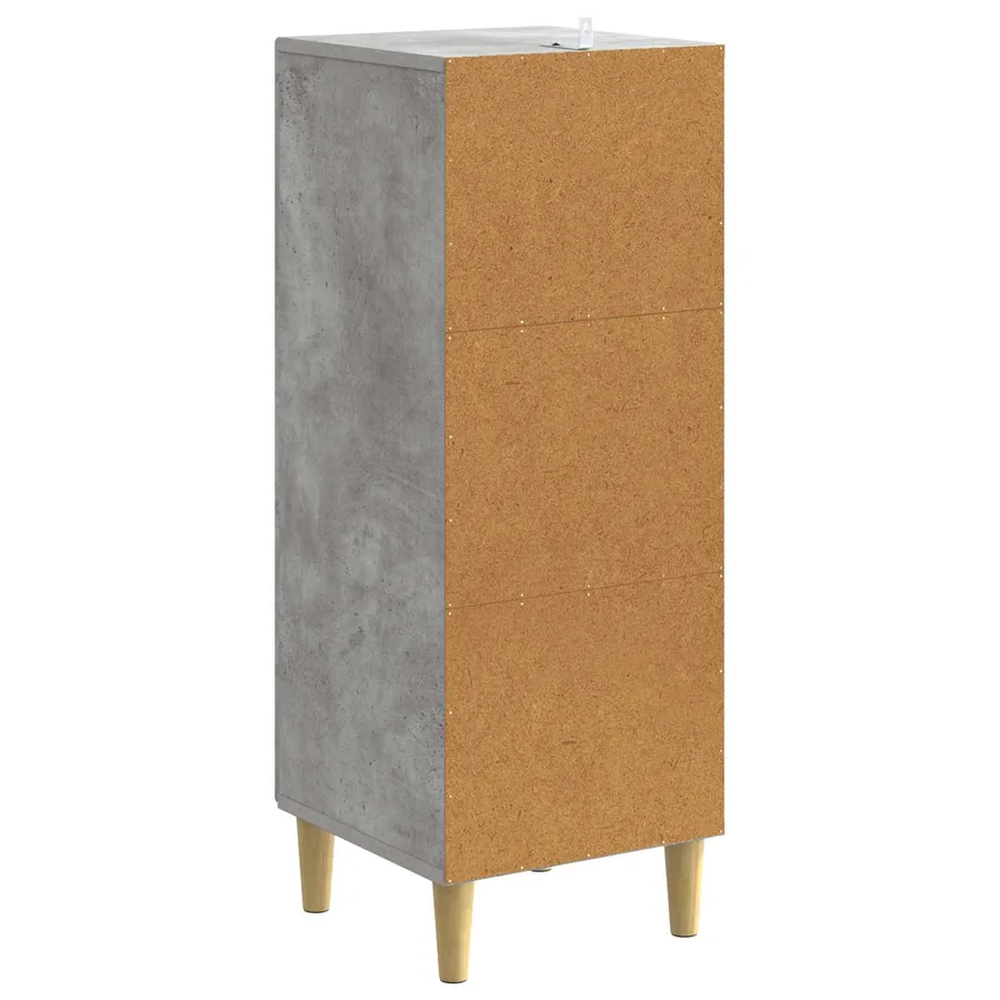 Armoire à tiroirs Gris béton 33 x 34,5 x 90 cm - 7