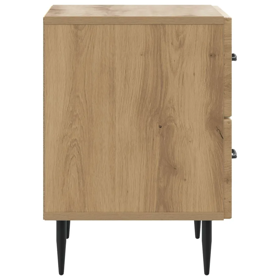 Cabinet de chevet Chêne artisanal 43 x 34,5 x 47,5 cm - 6