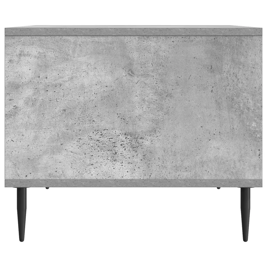 Table basse Gris béton 90 x 50 x 40 cm Bois d'ingénierie - 6