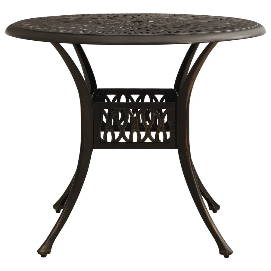 Ensemble de bistro 3 pcs Aluminium coulé Bronze - 10
