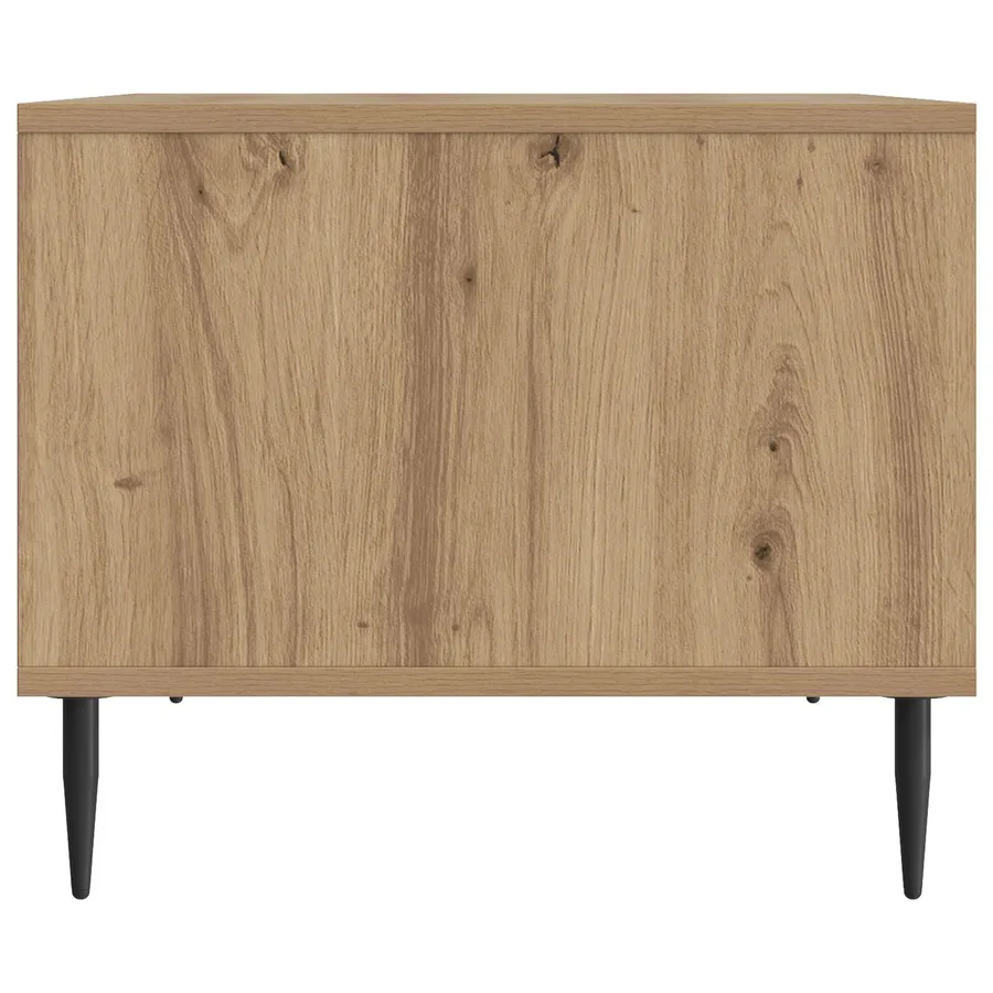 Table basse Chêne artisanal 90 x 50 x 40 cm Bois d'ingénierie - 6