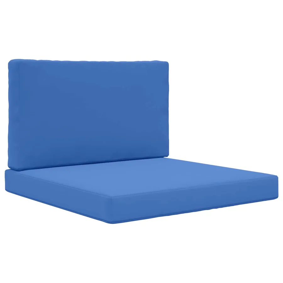 Coussin de canapé d'extérieur 2 pcs Bleu royal Polyester - 2