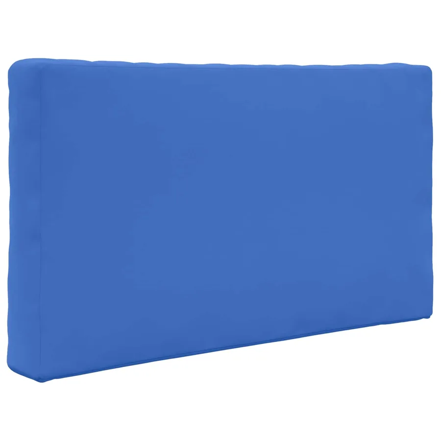 Coussin de canapé d'extérieur 2 pcs Bleu royal Polyester - 5