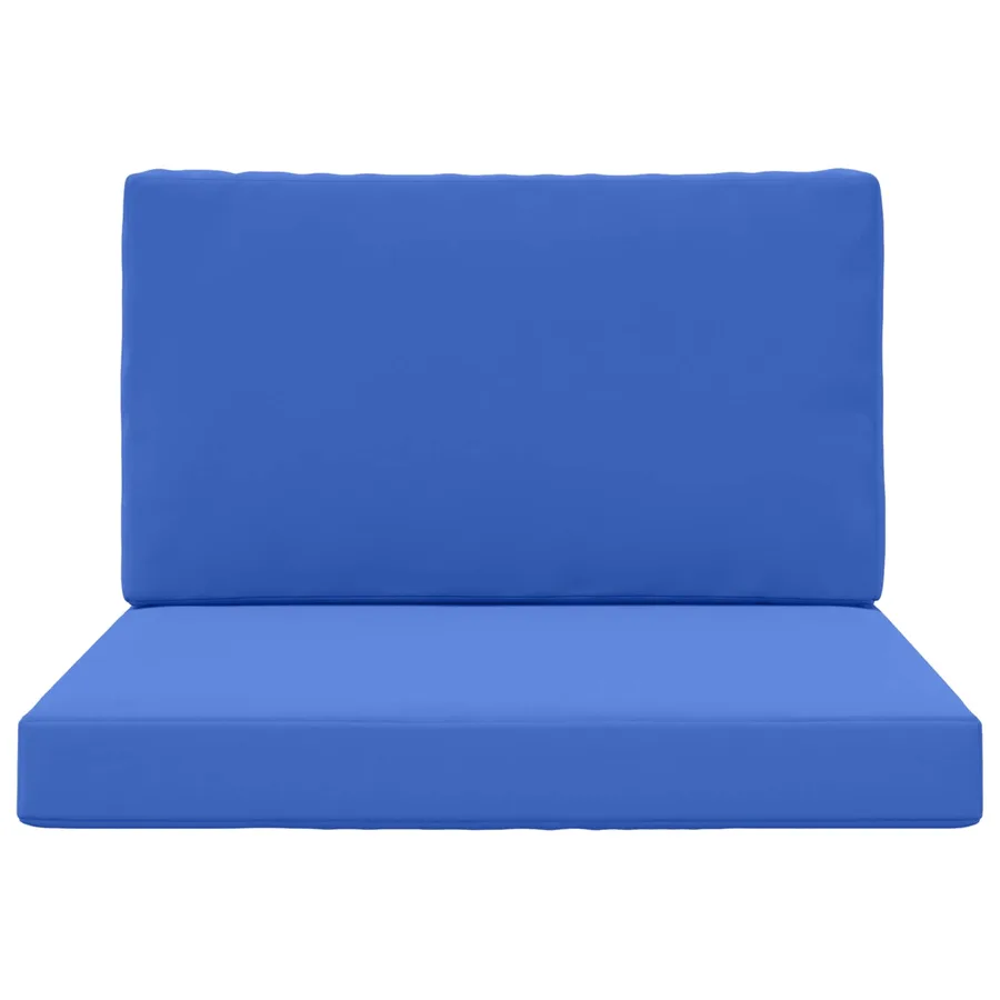Coussin de canapé d'extérieur 2 pcs Bleu royal Polyester - 6