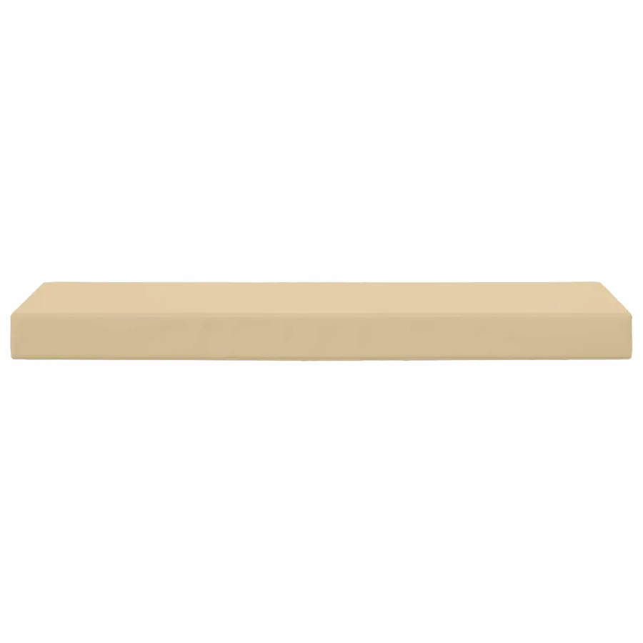 Coussin de Siège d'Extérieur Beige 115 x 40 x 8 cm - 4