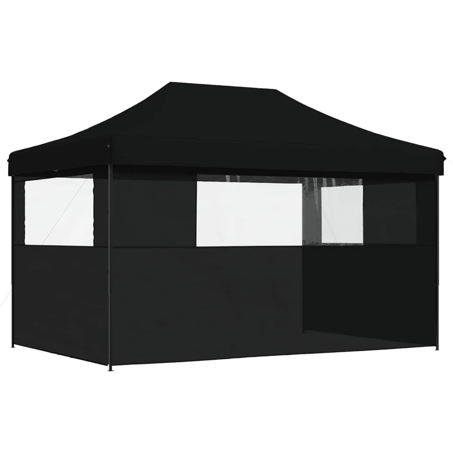 Tente de fête Noir 292 x 440 x 315 cm Tissu Oxford - 6