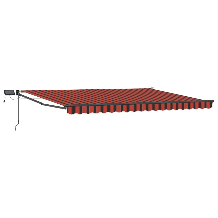 Store rétractable manuel avec LEDs 4,5 × 3 m - 2