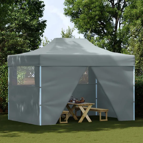 Tente de fête Anthracite 291 x 431 x 315 cm Tissu Oxford