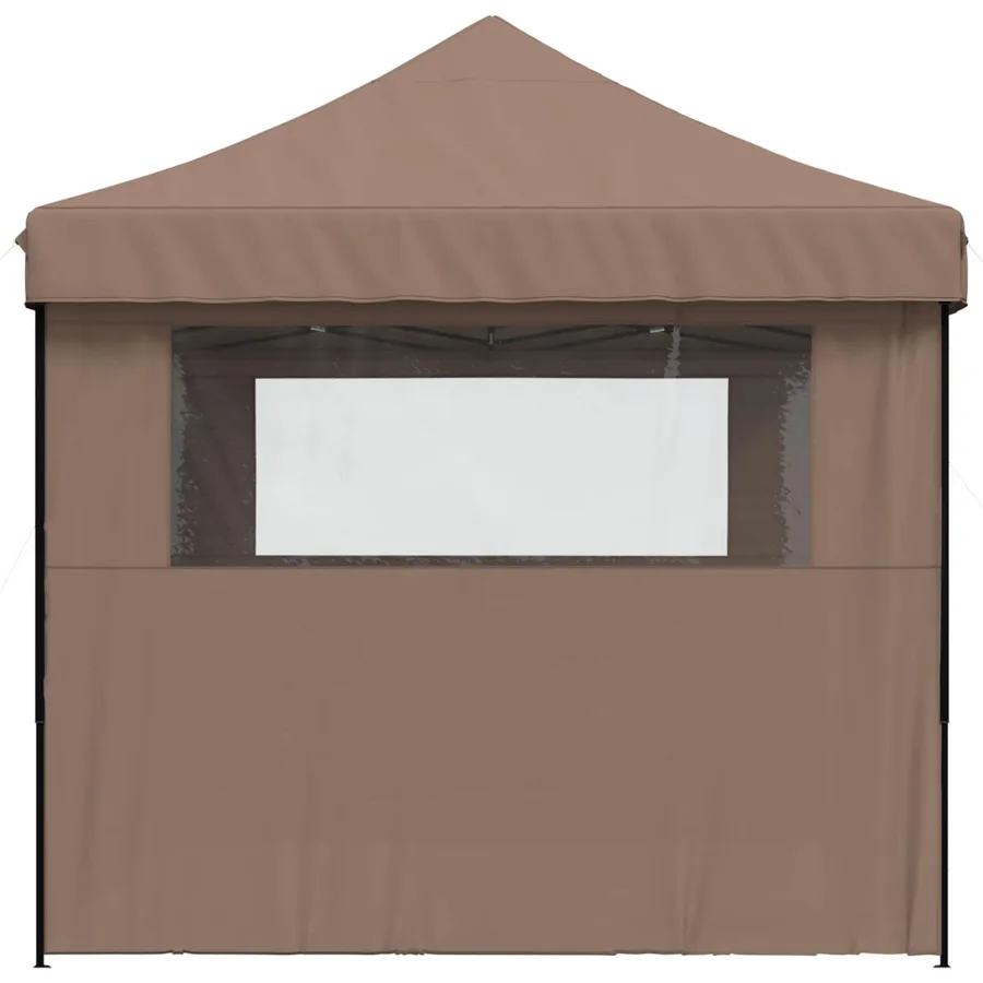 Tente de fête Marron 292 x 440 x 315 cm Tissu Oxford - 5