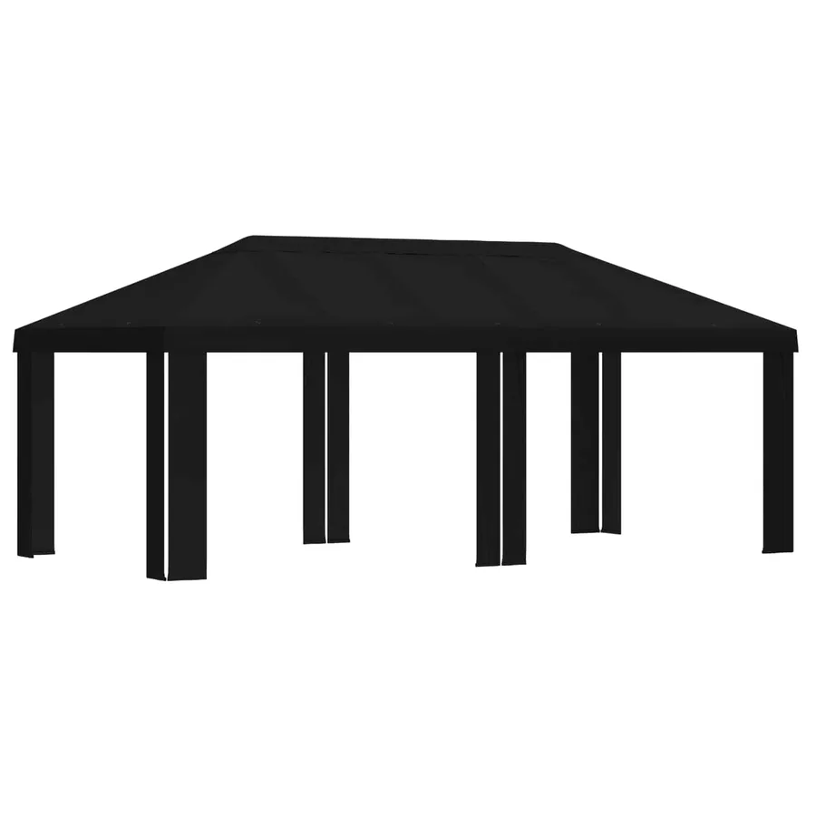 Housse de Gazebo 6 x 3 m Noir Polyester 190 gsm - 2