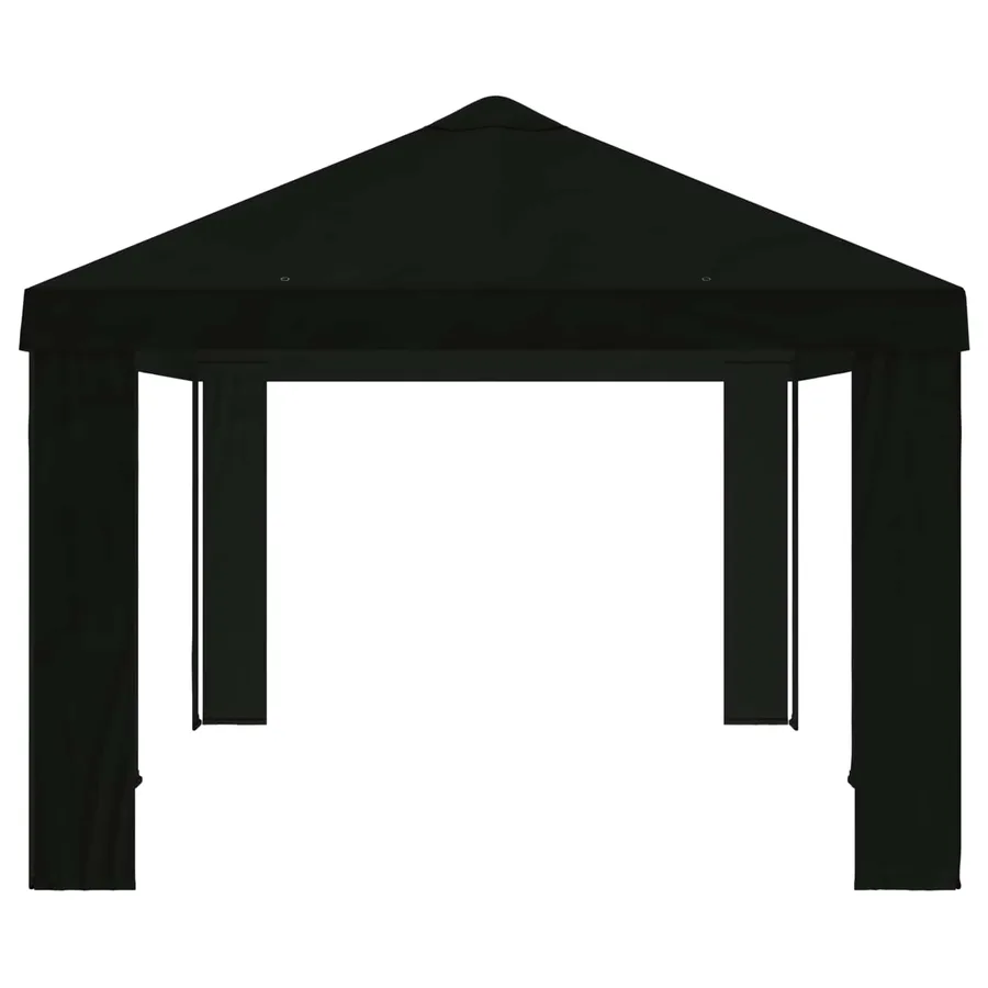 Housse de Gazebo 6 x 3 m Noir Polyester 190 gsm - 4