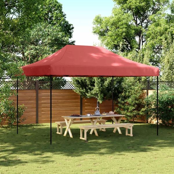 Tente de fête Bordeaux 279 x 410 x 315 cm Tissu Oxford