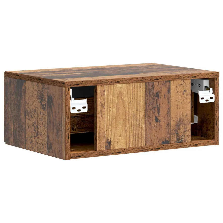 Cabinet de chevet 2 pcs Bois ancien 49 x 34,5 x 20 cm - 9