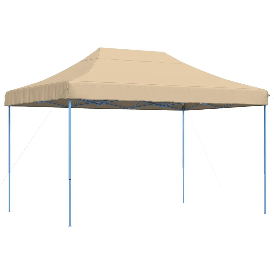 Tente de fête Beige 279 x 410 x 315 cm Tissu Oxford - 2