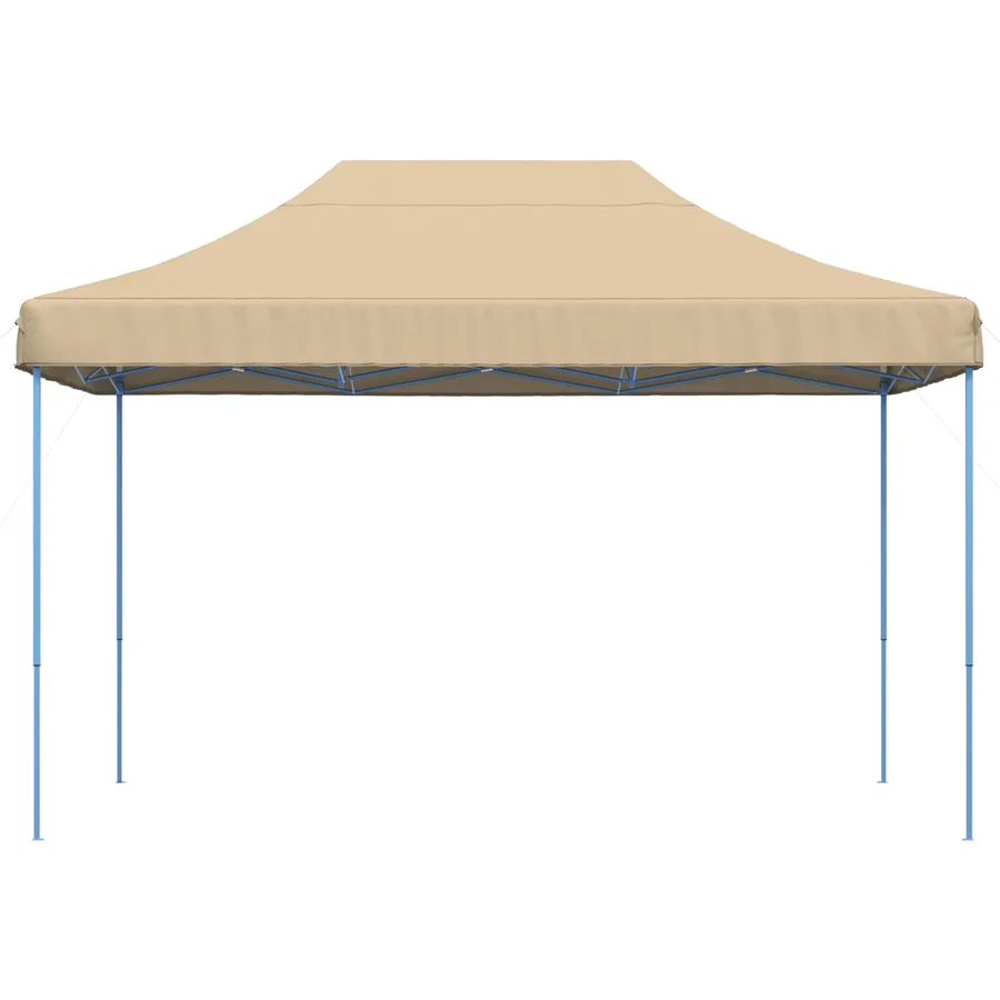 Tente de fête Beige 279 x 410 x 315 cm Tissu Oxford - 3