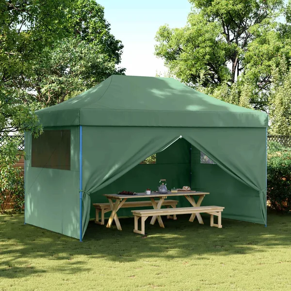 Tente de fête Vert 292 x 440 x 315 cm Tissu Oxford