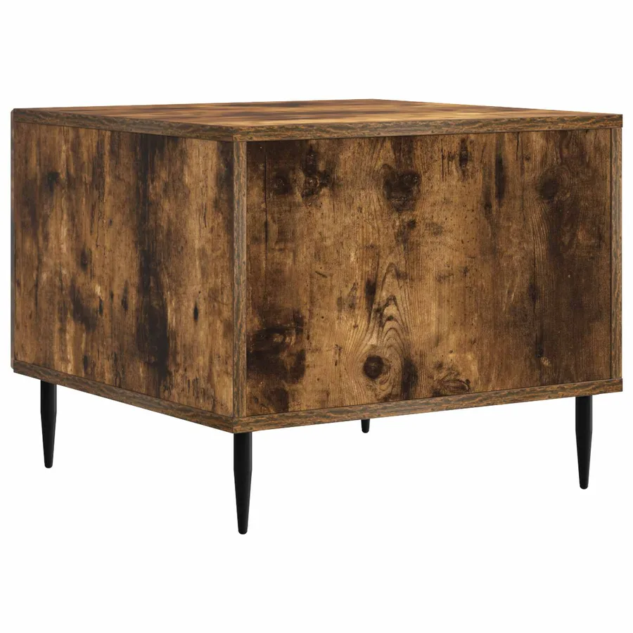 Table basse Chêne fumé 49 x 50 x 40 cm Bois d'ingénierie - 7