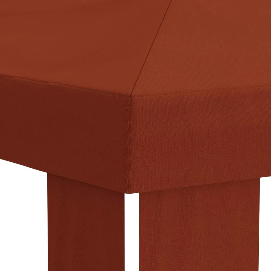 Housse de Gazebo 6 x 3 m Terre cuite Polyester 190 gsm - 5
