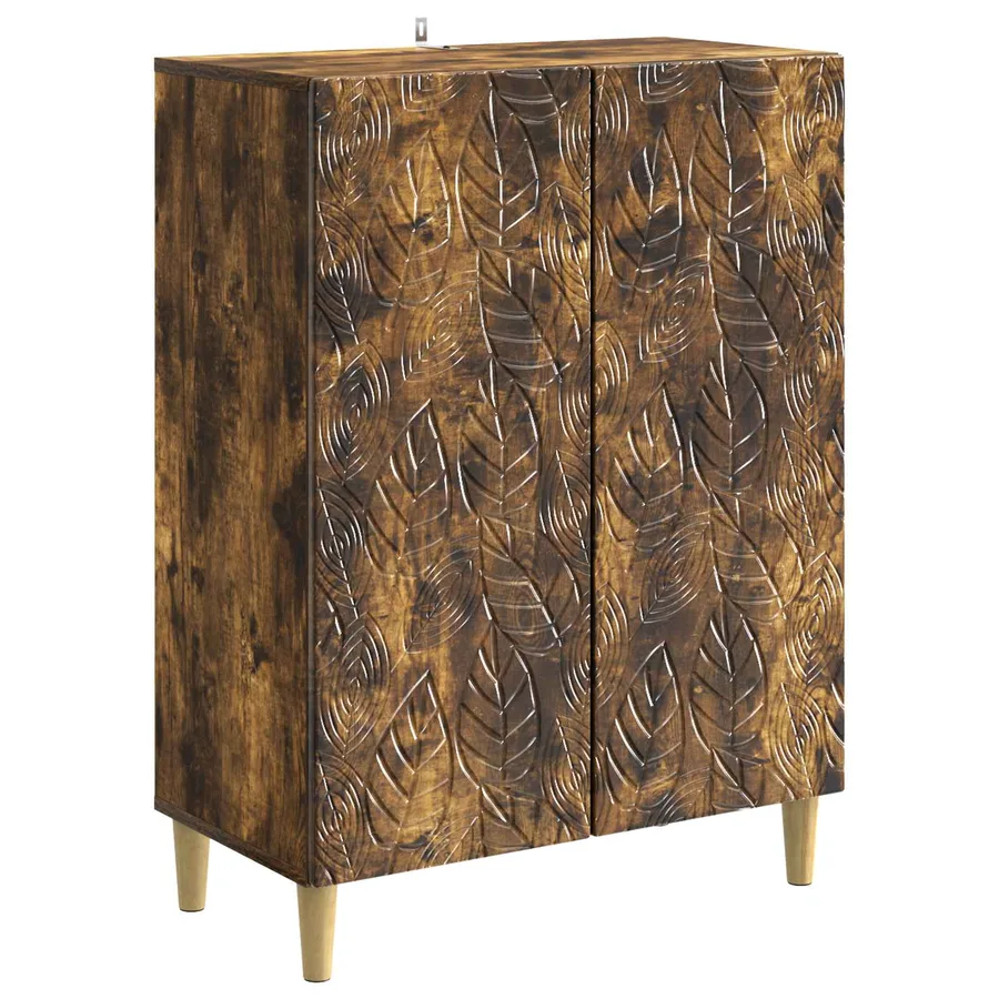 Buffet Chêne fumé 66 x 34,5 x 90 cm Bois d'ingénierie - 2