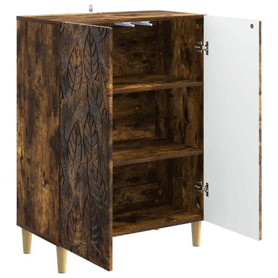 Buffet Chêne fumé 66 x 34,5 x 90 cm Bois d'ingénierie - 4