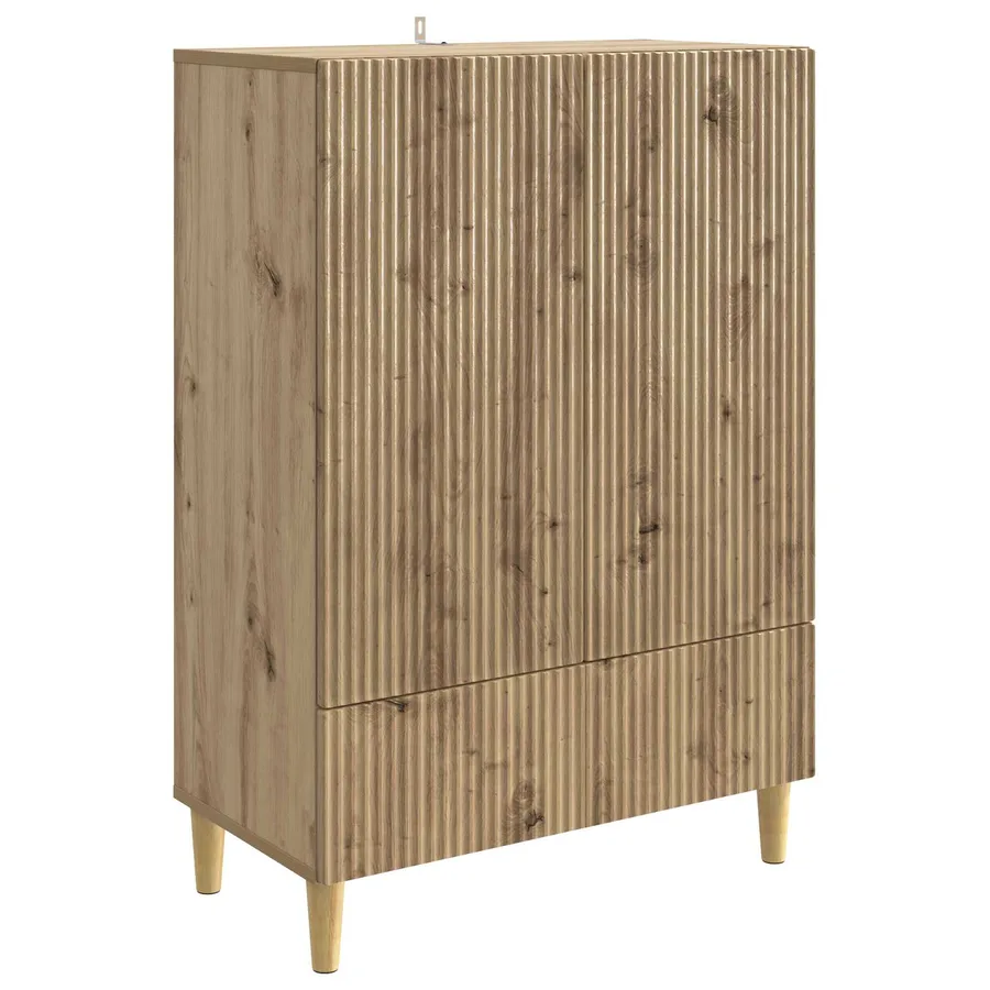 Buffet Chêne artisanal 66 x 34,5 x 95 cm Bois d'ingénierie - 2