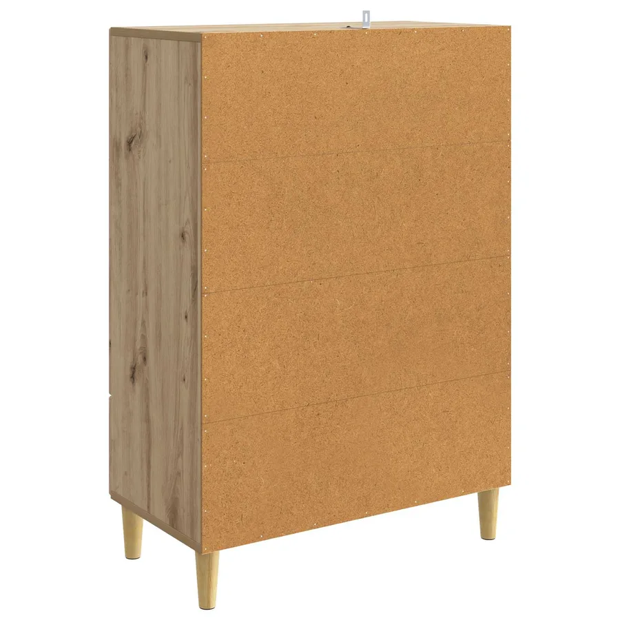 Buffet Chêne artisanal 66 x 34,5 x 95 cm Bois d'ingénierie - 7