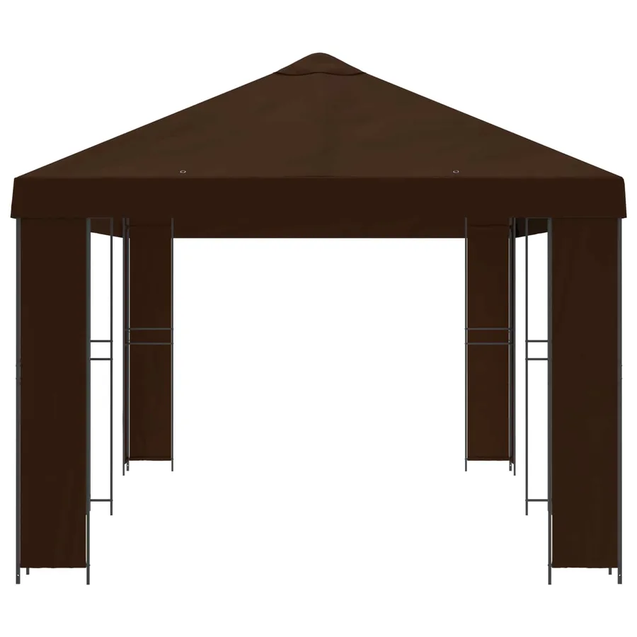 Abri de jardin 6 x 3 m Marron Polyester et Acier 190 - 4