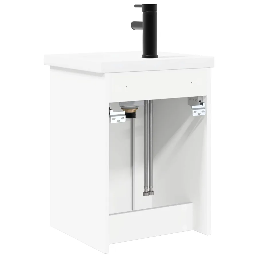 Meuble de salle de bain avec robinet Blanc 42 x 40 x 74,5 cm - 7
