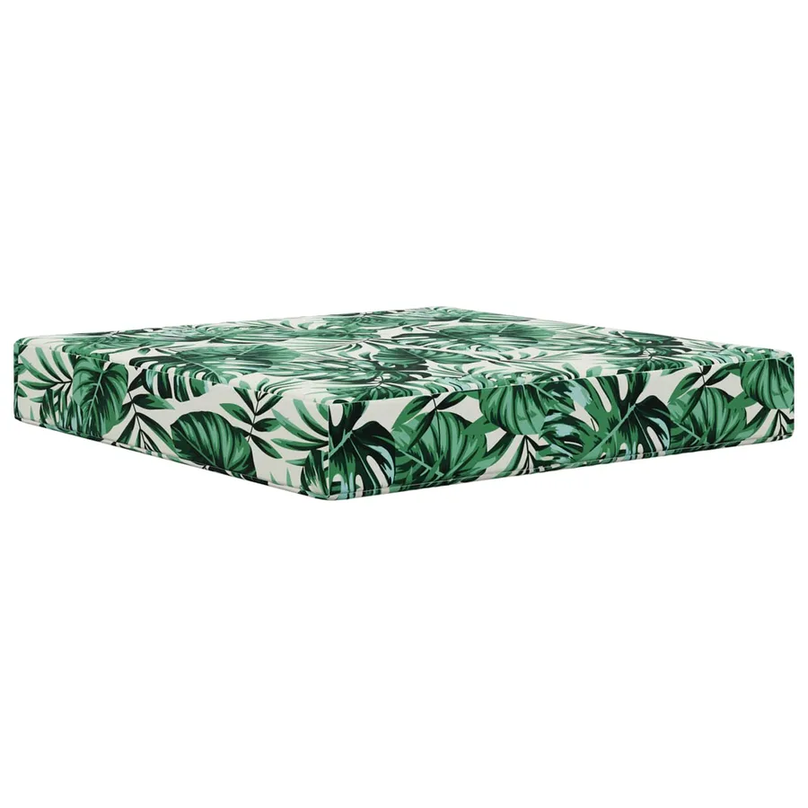 Coussin de canapé d'extérieur 2 pcs Motif feuille Polyester - 4