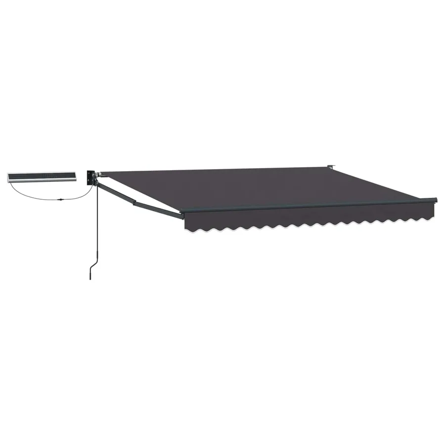 Auvent rétractable électrique Anthracite 3 x 2 m - 2