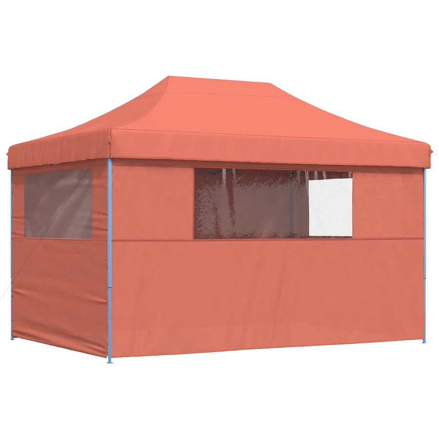Tente de fête Terre cuite 279 x 410 x 315 cm Tissu Oxford - 7