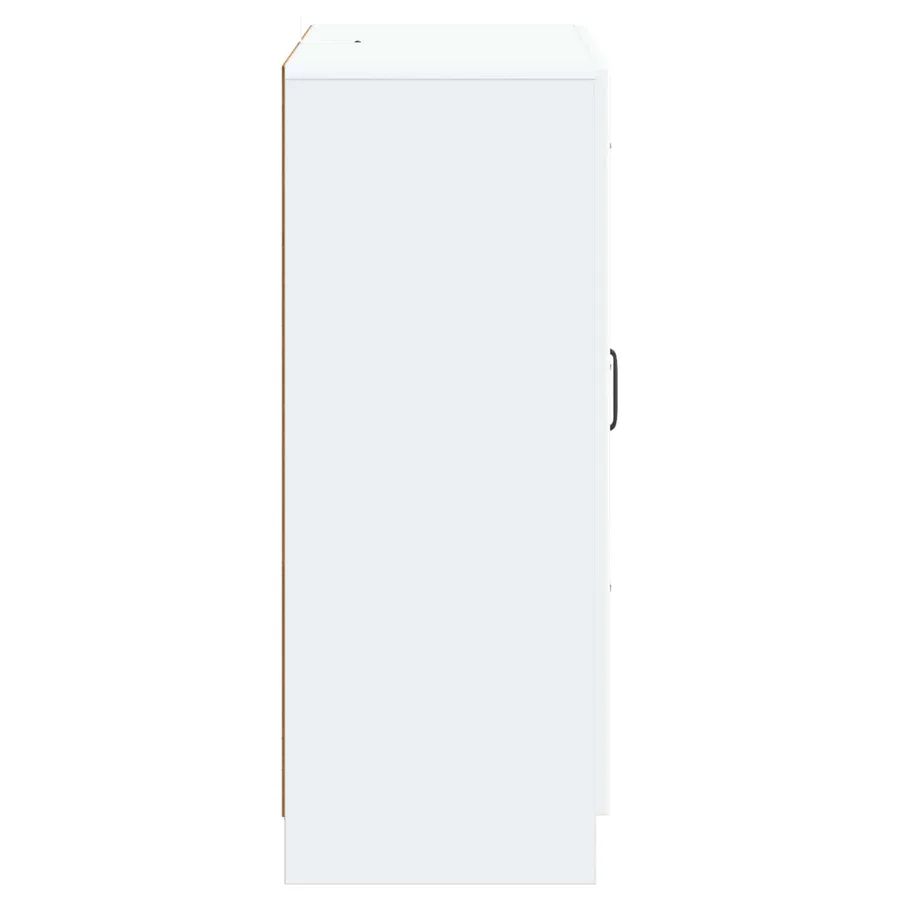 Buffet Blanc 66 x 34,5 x 87 cm Bois d'ingénierie - 7