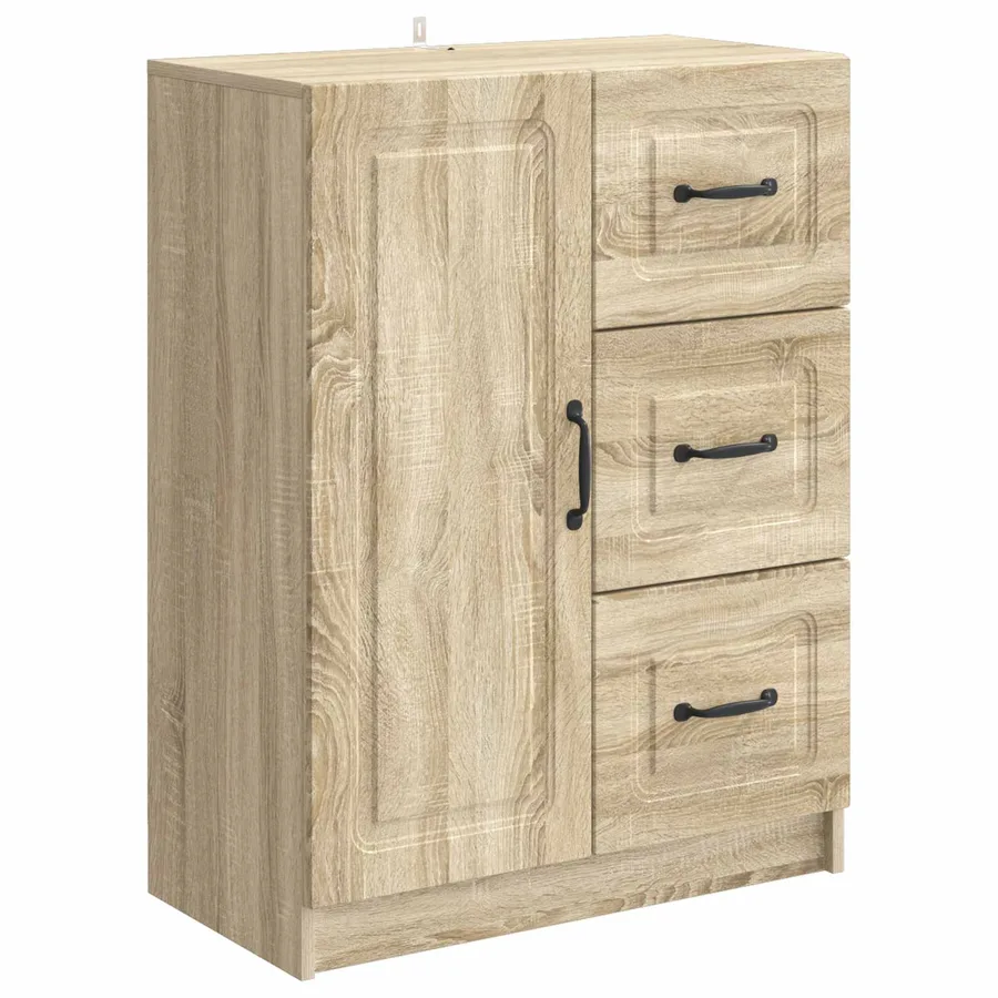 Buffet Chêne Sonoma 66 x 34,5 x 87 cm Bois d'ingénierie - 2