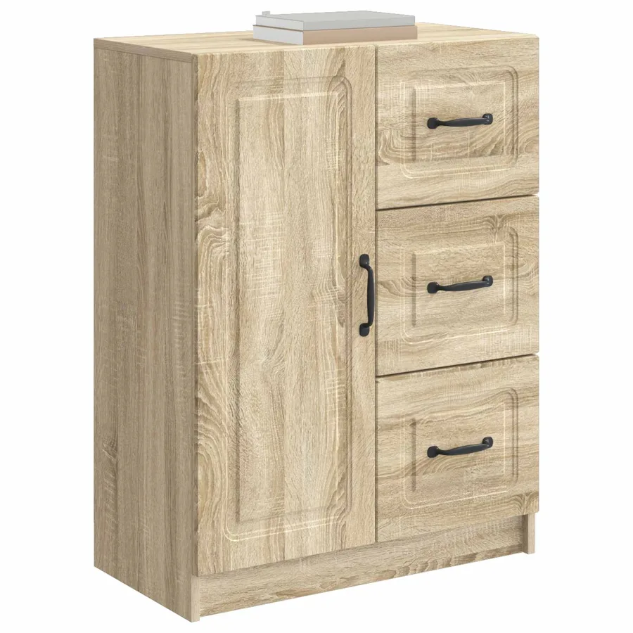 Buffet Chêne Sonoma 66 x 34,5 x 87 cm Bois d'ingénierie - 3