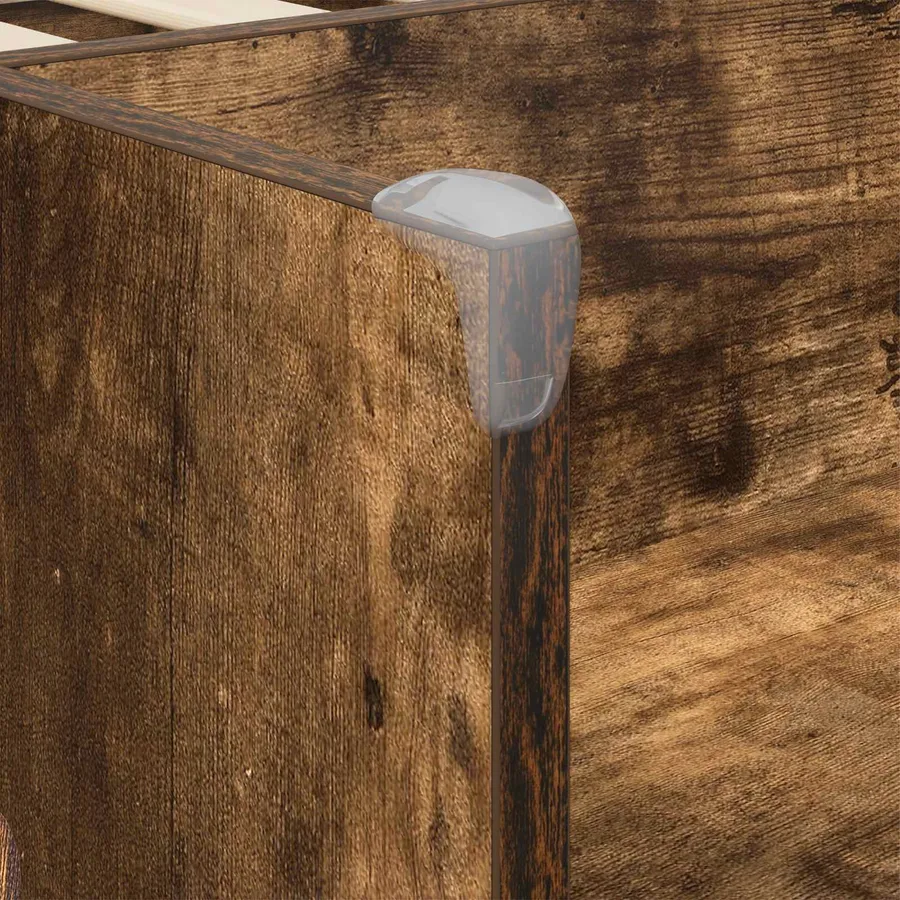 Cadre de lit pour enfants avec rangement Bois ancien - 7