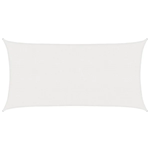 Voile d'ombre Blanc 2 x 6 m HDPE