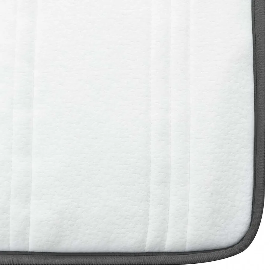 Slatted Bed Base Dark Grey Fabric 90x200 cm - 13