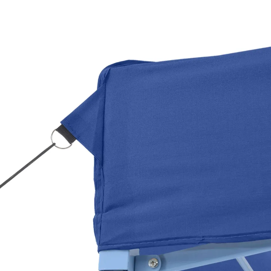 Tente de fête Bleu 280 x 410 x 315 cm Tissu Oxford - 5