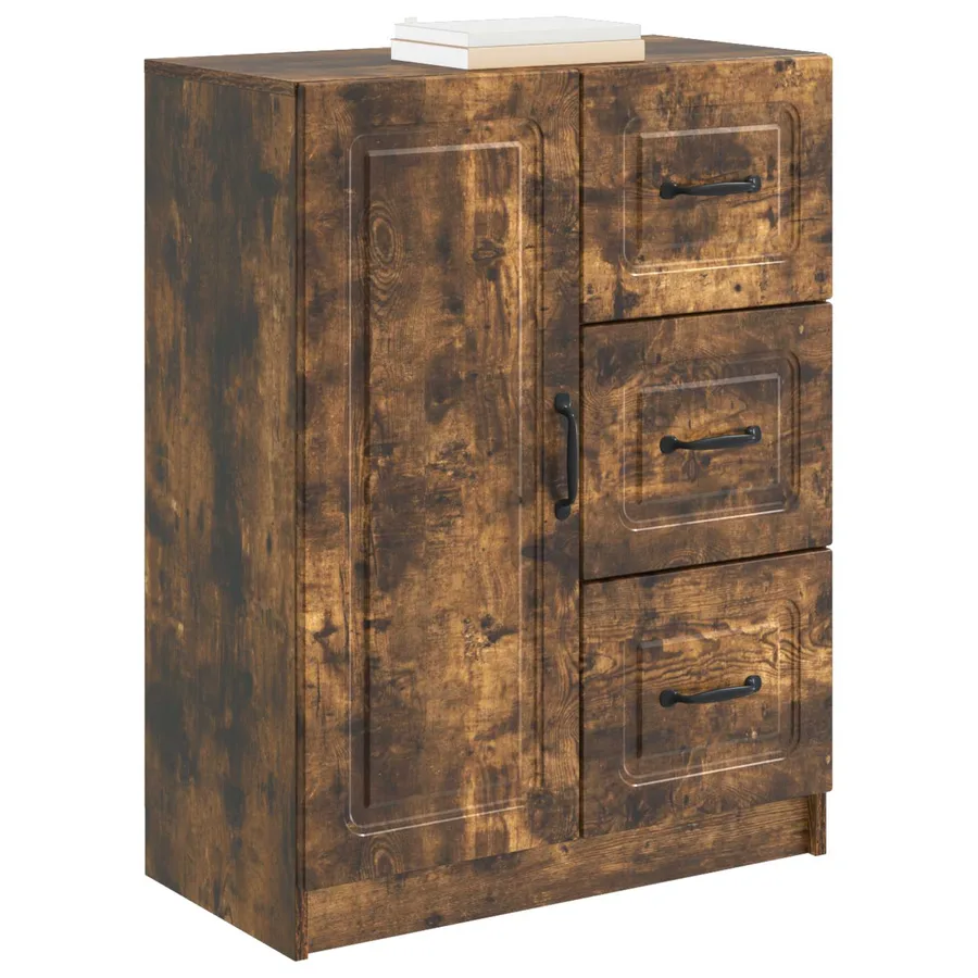 Buffet Chêne fumé 66 x 34,5 x 87 cm Bois d'ingénierie - 3