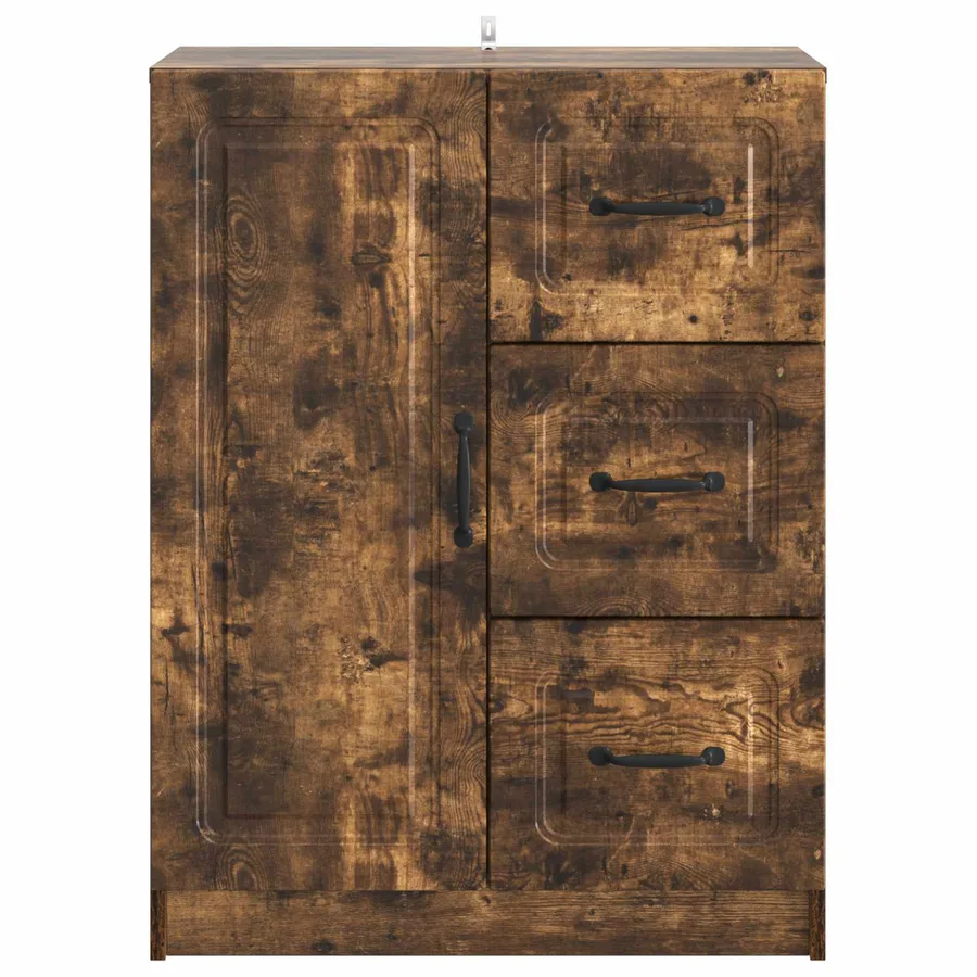 Buffet Chêne fumé 66 x 34,5 x 87 cm Bois d'ingénierie - 6