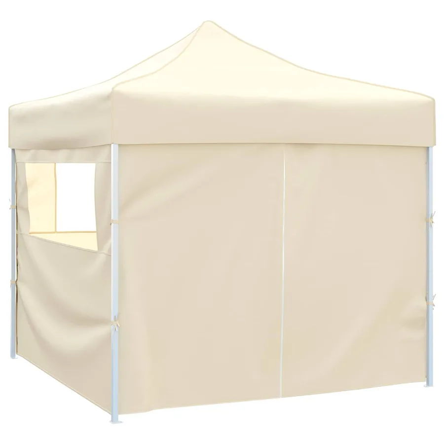 Tente de fête Crème 291 x 291 x 315 cm Tissu Oxford - 2