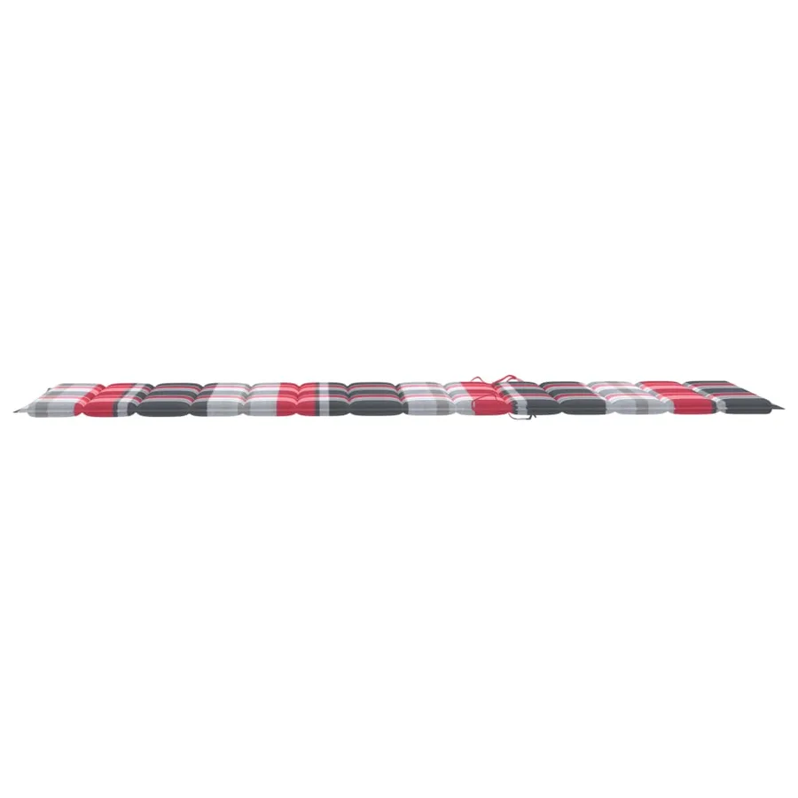 Chaise longue de jardin avec coussin Bois d'acacia solide - 17