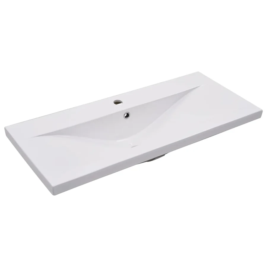 Armoire d'évier et lavabo intégré Gris brillant Bois ingénierie - 11