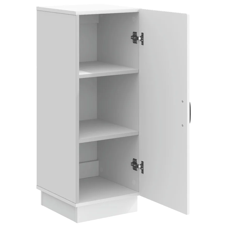 Buffet Blanc 33 x 34,5 x 87 cm Bois d'ingénierie - 5